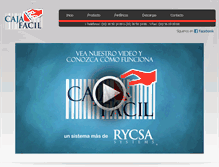 Tablet Screenshot of cajafacil.com